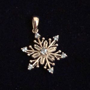 Swarovski Snowflake crystal pendant